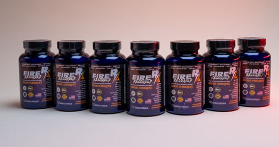 7 FireRx Bottles Product shot